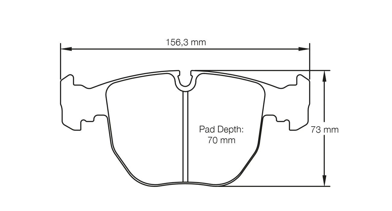 Pagid Race Pad Set 2683 29 BMW