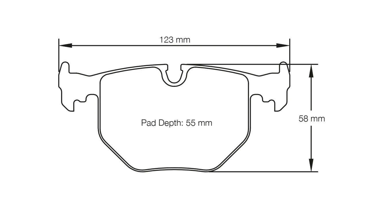 Pagid Race Pad Set 2685 29 BMW