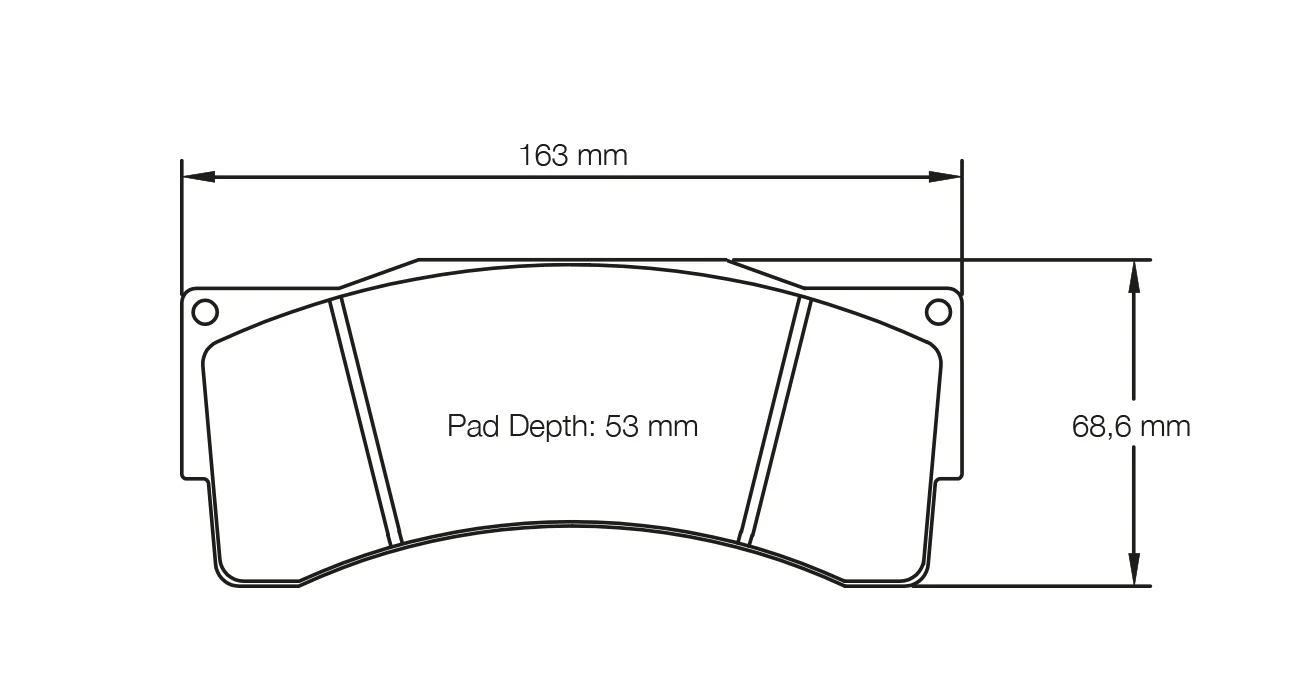 Pagid Race Pad Set 2688 RST1 Alcon