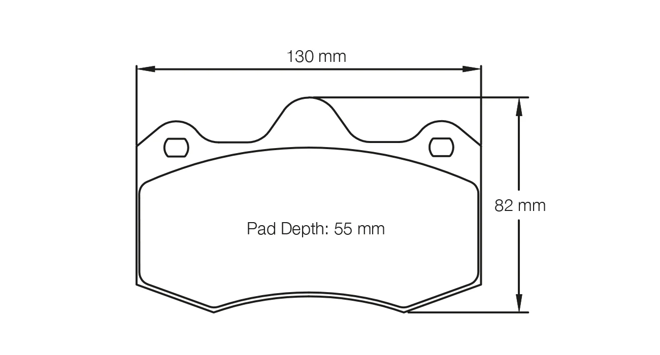 Pagid Race Pad Set 4345 RSL1 AP Cp6600