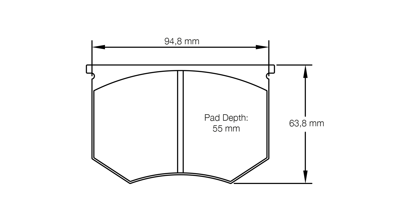 Pagid Race Pad Set 4508 H29E Historic Pads