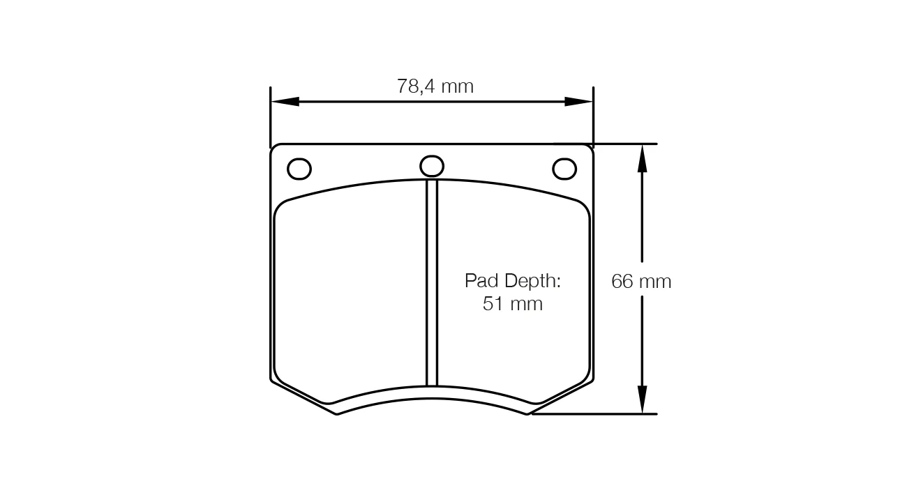 Pagid Race Pad Set 4905 H29E Historic Pads