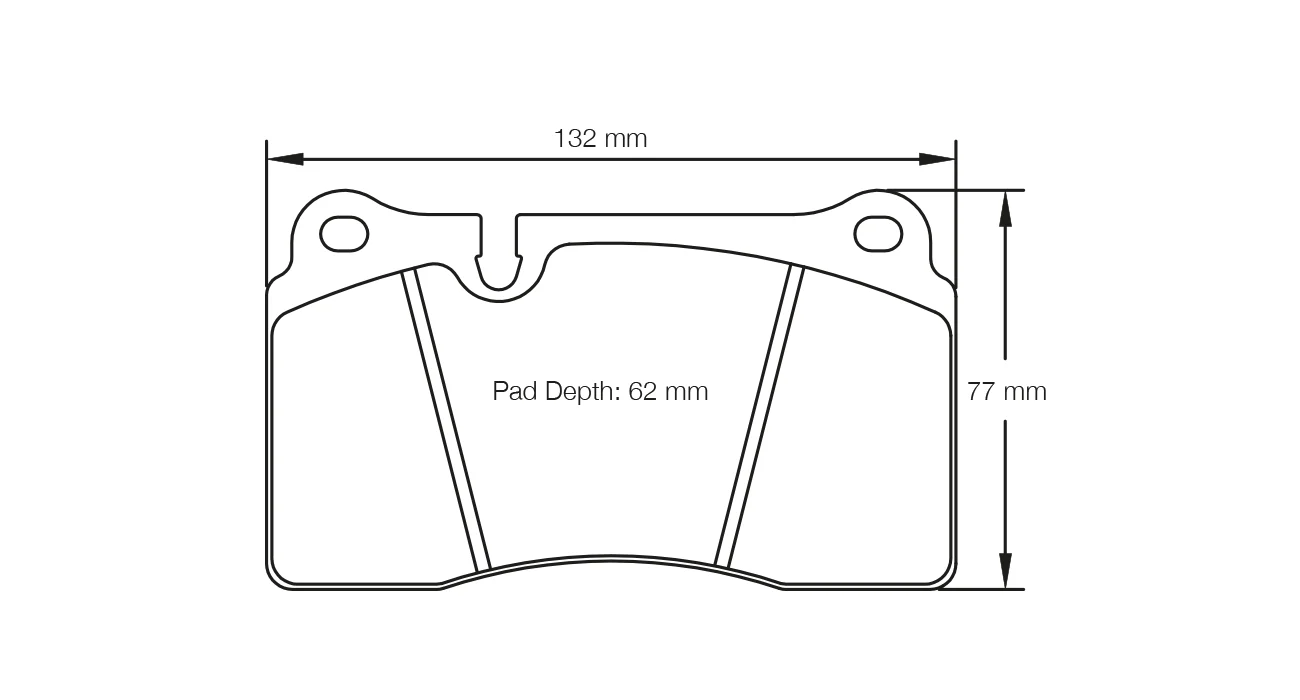 Pagid Race Pad Set 4906 RSC1 Ferrari