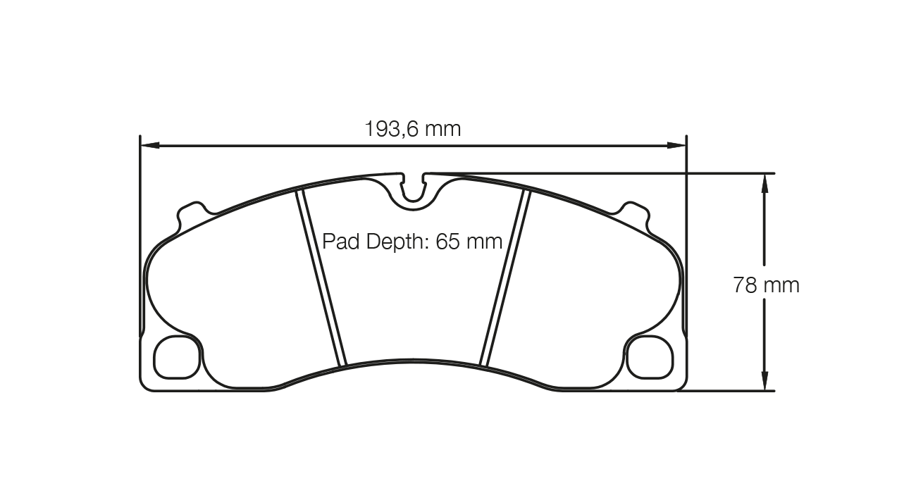 Pagid Race Pad Set 4908 RST3 Porsche