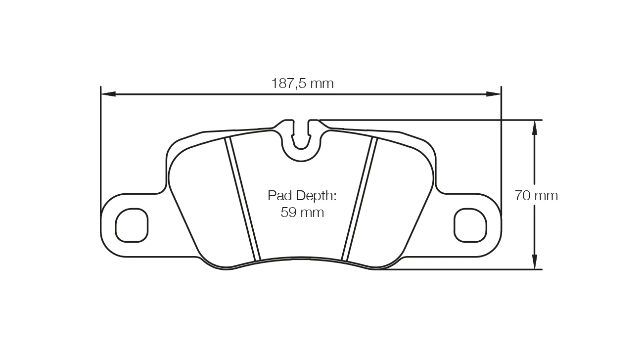 Pagid Race Pad Set 4909 19 Porsche