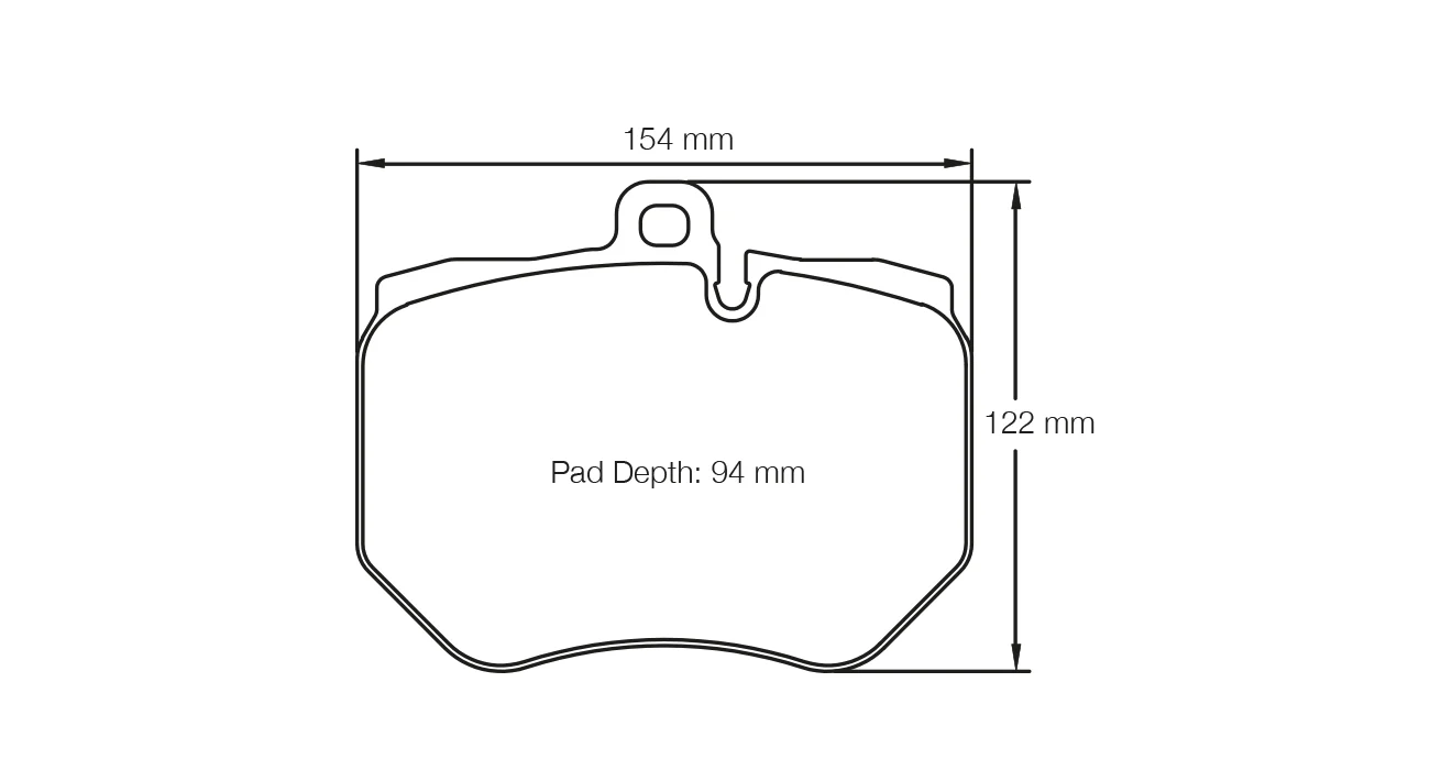Pagid Race Pad Set 4910 RSC1 Audi