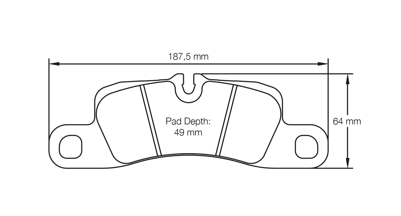 Pagid Race Pad Set 4918 RSC1 Porsche Rear