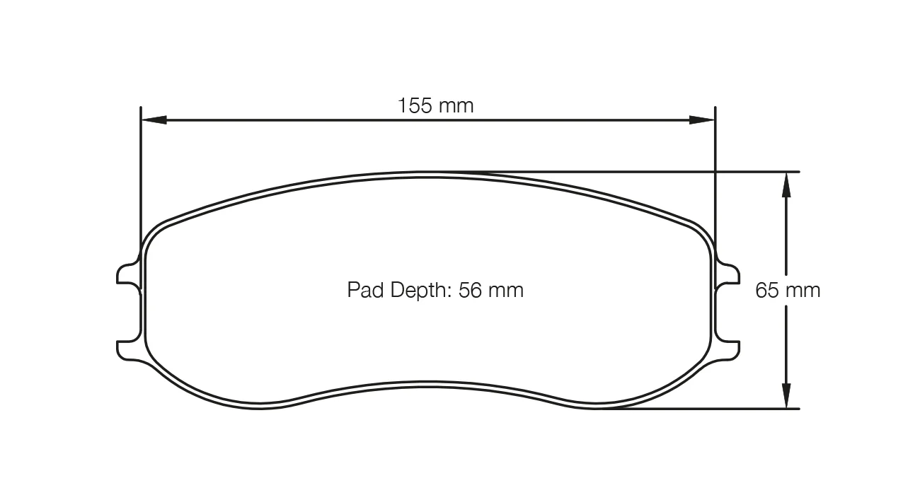 Pagid Race Pad Set 4920 RST1 Porsche 991 GT3 Cup Front 22mm