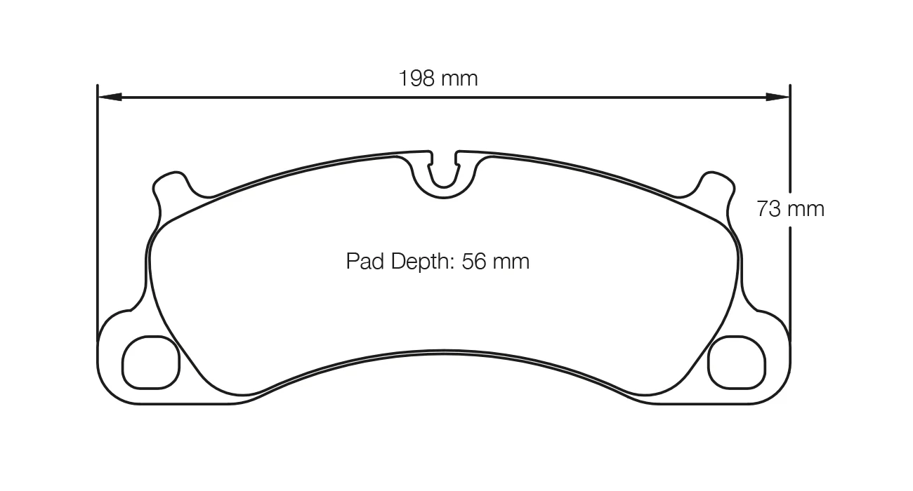 Pagid Race Pad Set 4922 RSL1 991 3.4L & 3.8L Cast Iron Front