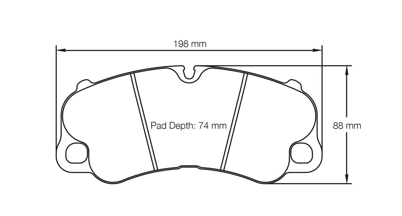 Pagid Race Pad Set 4927 RSL1 Porsche