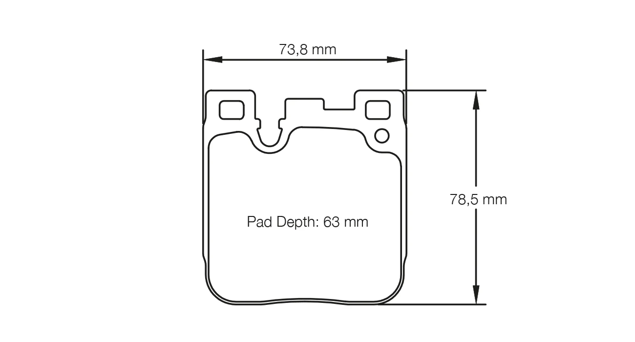 Pagid Race Pad Set 4933 29 M235I / F30 M3;M4 / BMW Alpina Rear