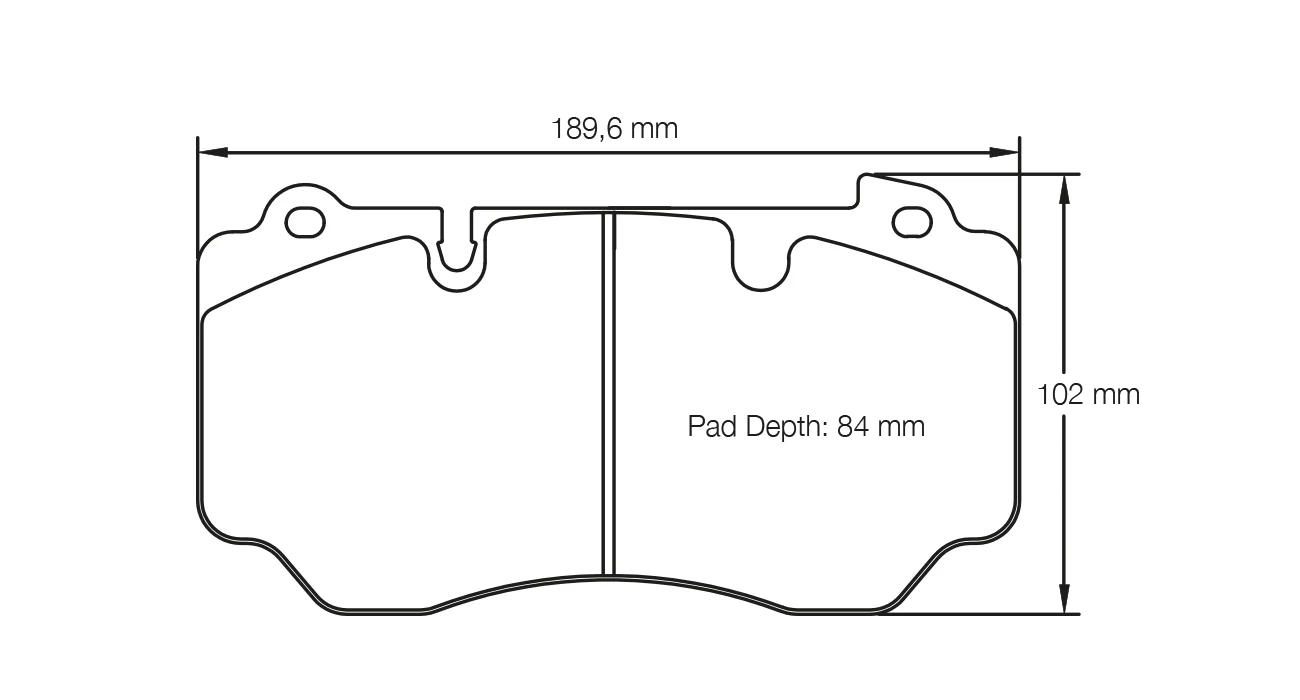 Pagid Race Pad Set 4941 RSC1 Aston Ceramic Front