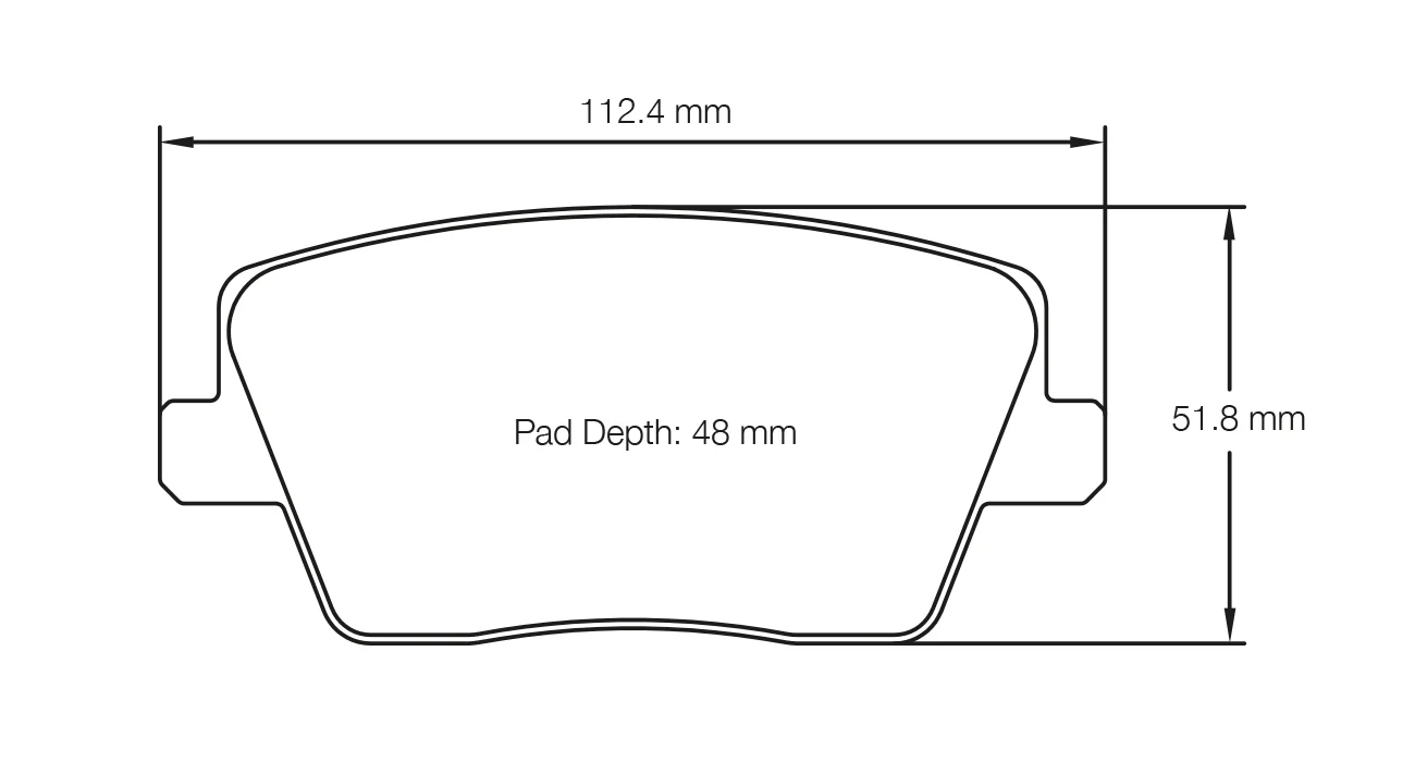 Pagid Race Pad Set 7035 RSL2 Hyundai I30 N & Veloster N