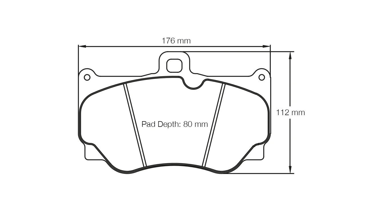 Pagid Race Pad Set 8011 RST1 Alcon Pnp4417