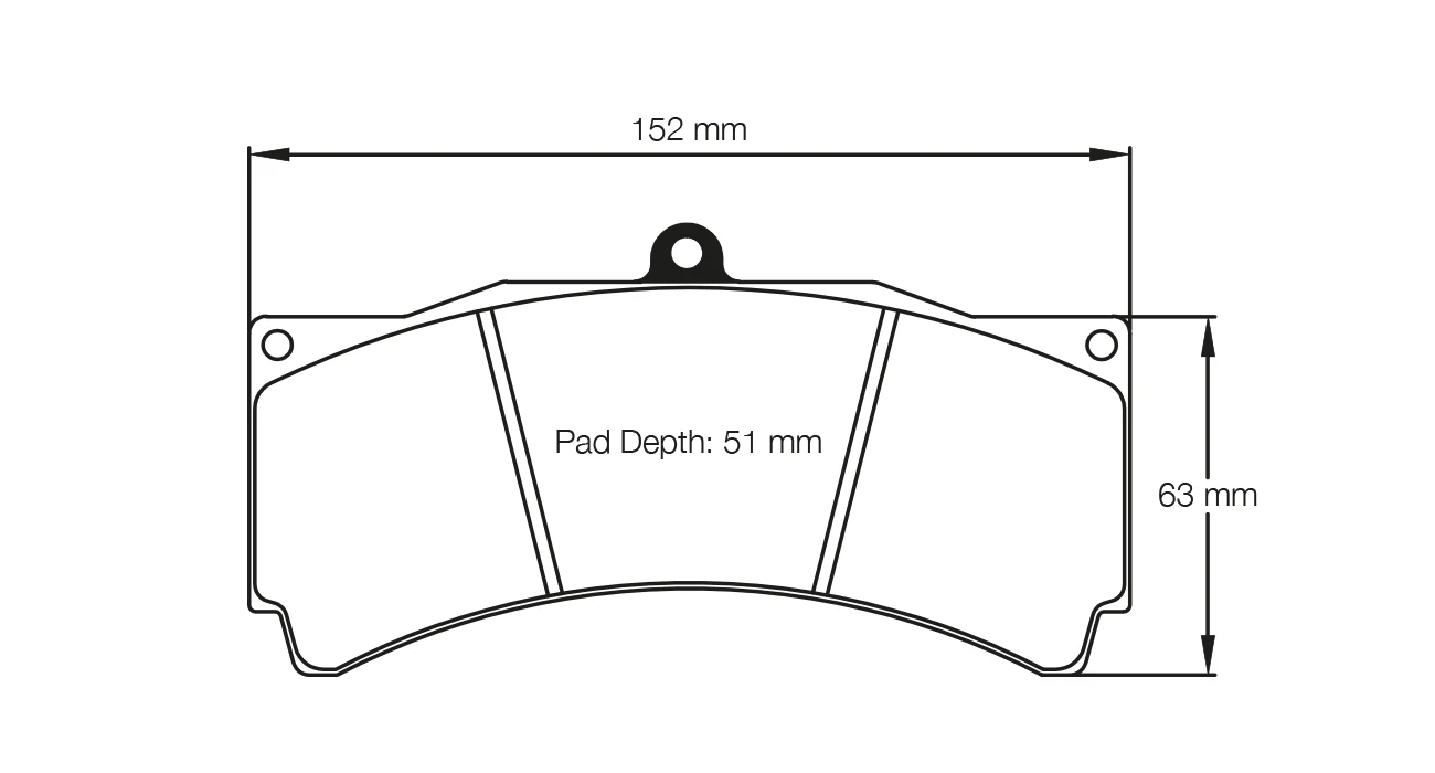 Pagid Race Pad Set 8018 RST2 1903 In 17mm
