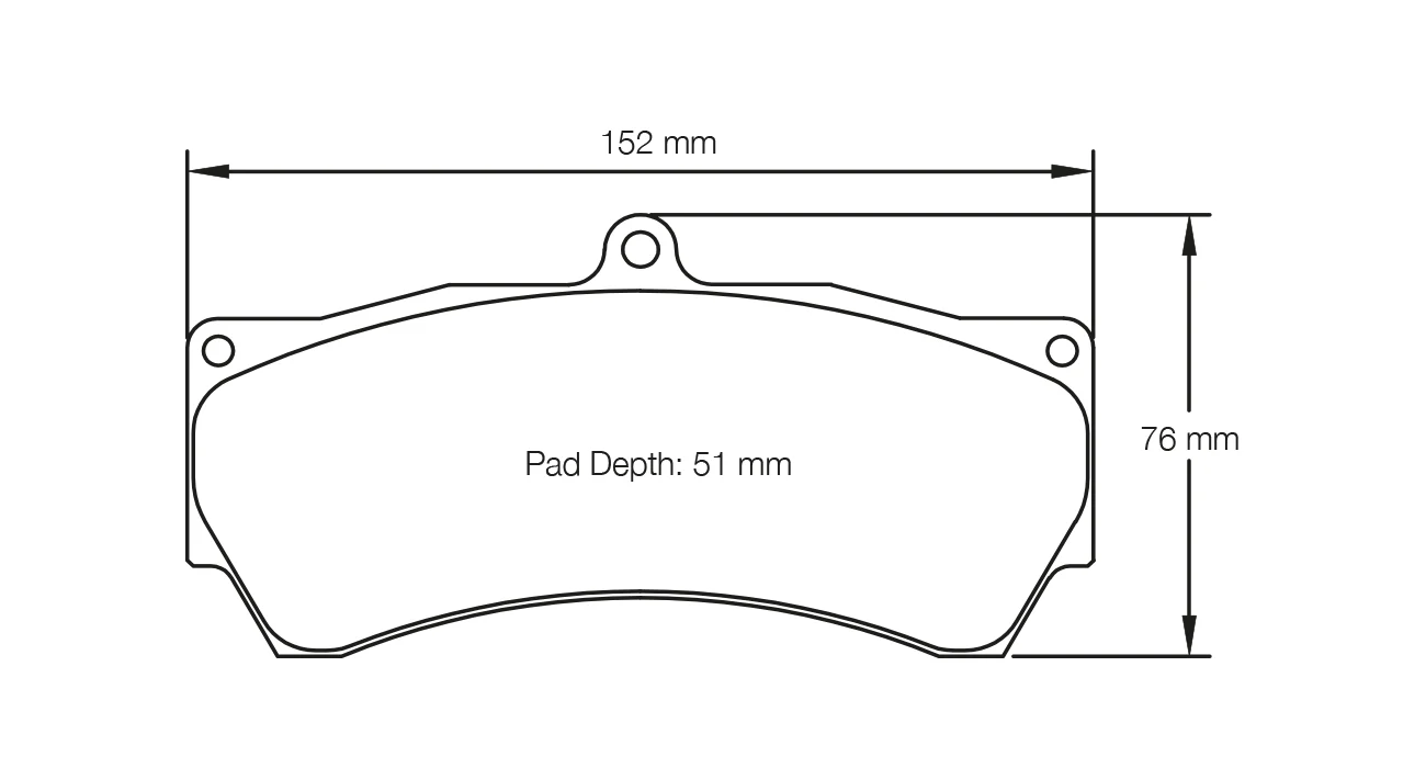 Pagid Race Pad Set 8028 RST3 Alcon 6 Piston