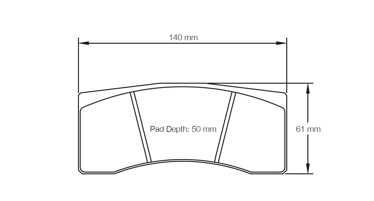 Pagid Race Pad Set 8030 RST3 1619 In 17mm