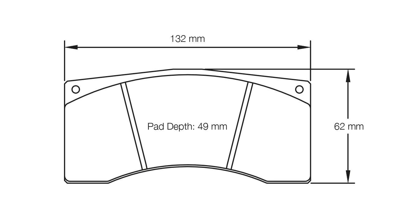 Pagid Race Pad Set 8037 29 1674 In 22mm