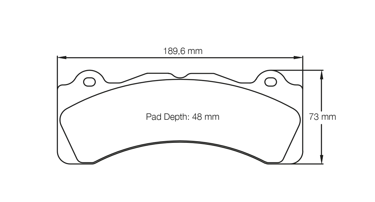 Pagid Race Pad Set 8061 29 Brembo 6 Piston M2 D48