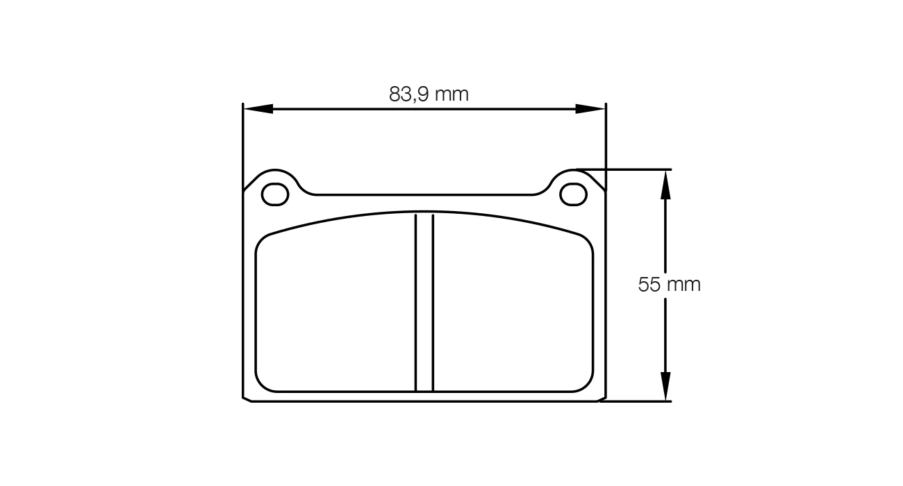 Pagid Race Pad Set 8068 H29E Historic AP Ld65 Or Cp2712