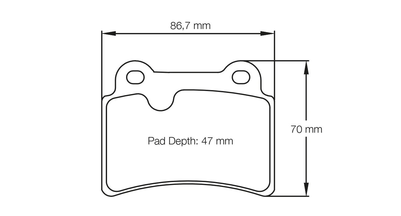 Pagid Race Pad Set 8069 19 Mitsubishi Evo X Rear