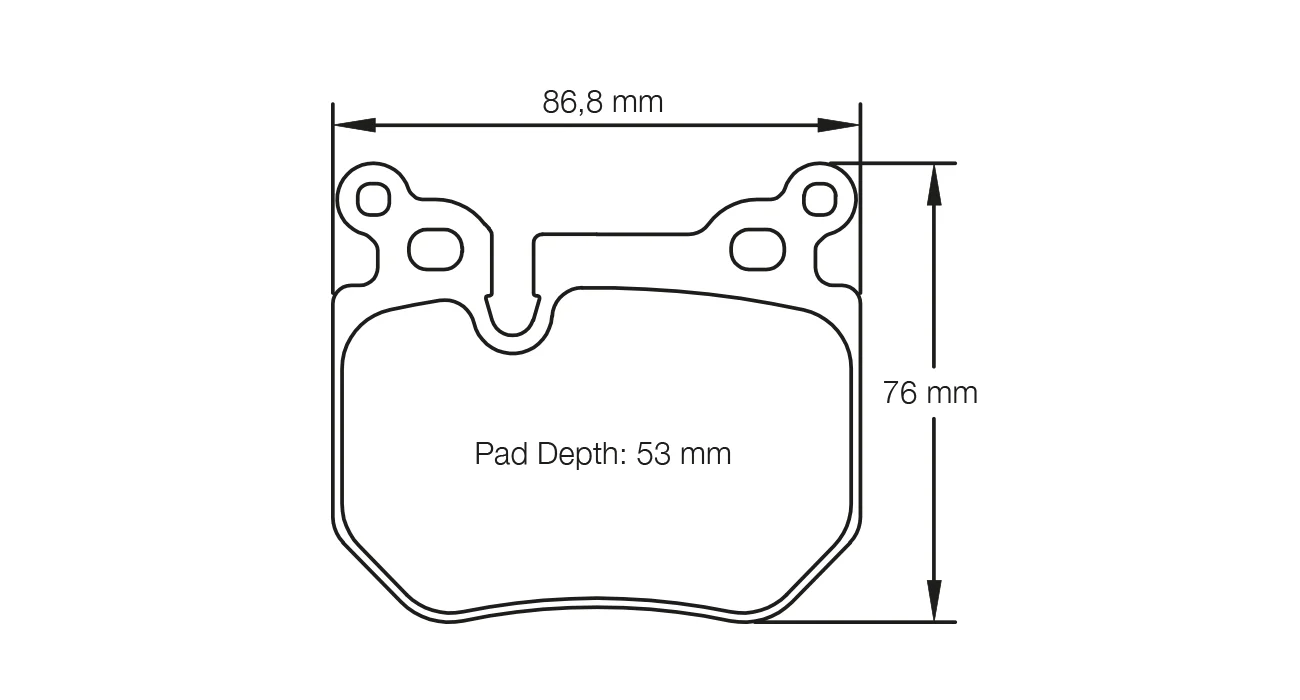 Pagid Race Pad Set 8085 RSL1 BMW 135I Rear