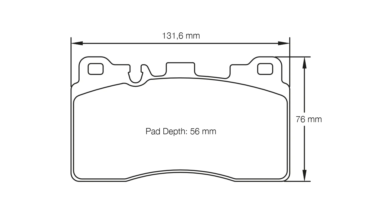 Pagid Race Pad Set 8089 RSC2 Mercedes Sls AMG Front