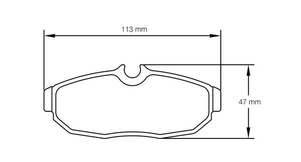 Pagid Race Pad Set 8113 RST4 Mustang Rear