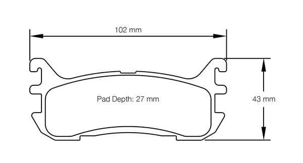 Pagid Race Pad Set 8129 RST4 Spec Miata [Nb] Rear