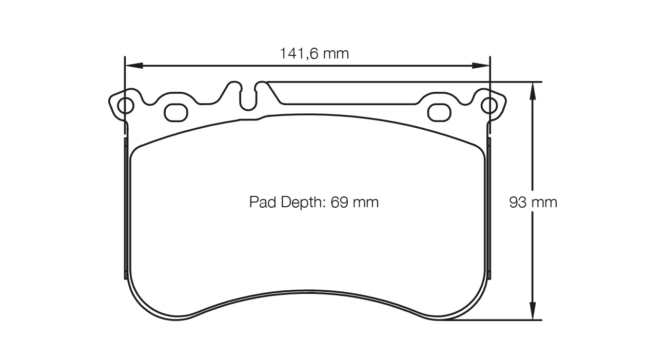 Pagid Race Pad Set 8188 14 AMG