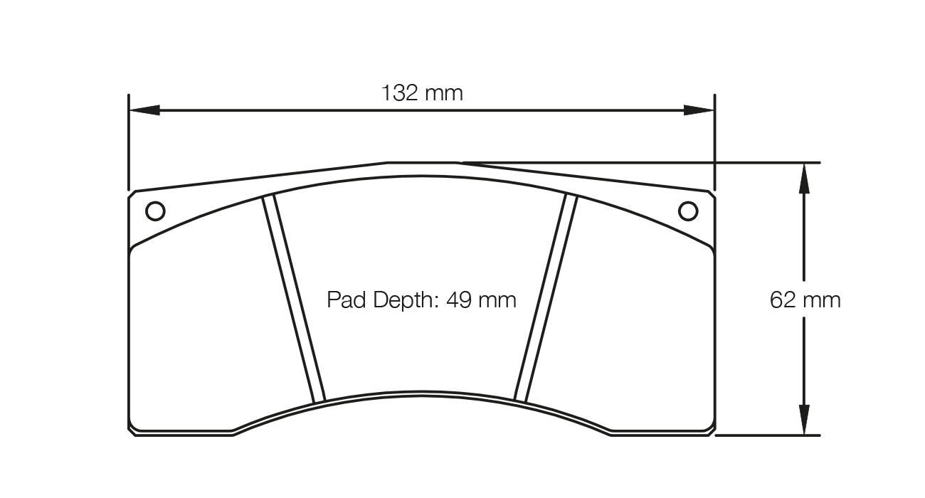 Pagid Race Pad Set 8191 RSL2 1674 In 29mm
