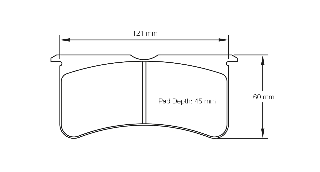 Pagid Race Pad Set 8195 29 2205 In 16.5mm