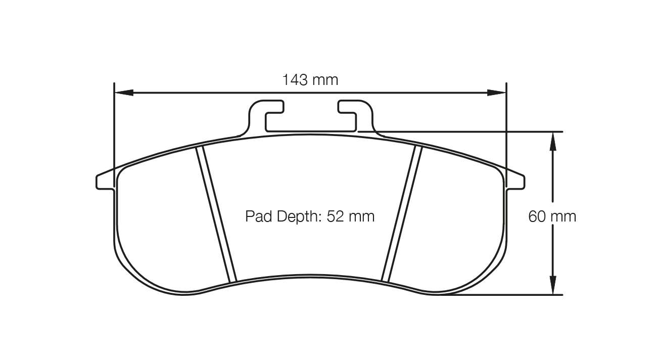 Pagid Race Pad Set 8197 RSL2 Pfc Zr54 E.G. M235I Race Car