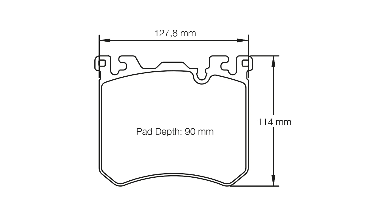 Pagid Race Pad Set 8200 29 Alpina, BMW