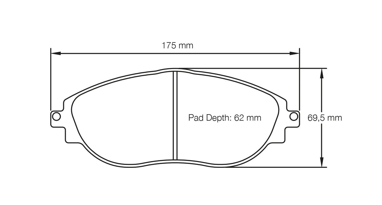 Pagid Race Pad Set 8201 29 Audi, VW Front