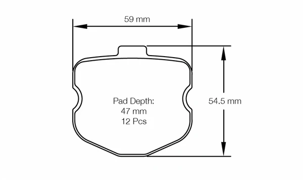 Pagid Race Pad Set 8240 29 Rear Corvette C6 Z06 Rear 8 Pads Per Set