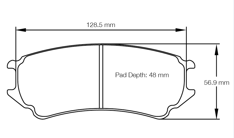 Pagid Race Pad Set 8242 Ld1 Porsche 991 GT3 R Rear;