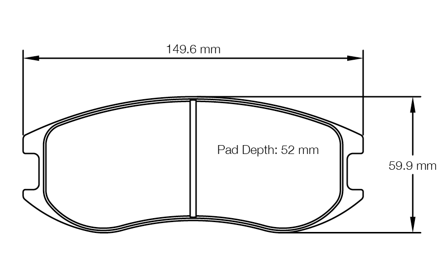 Pagid Race Pad Set 8251 RST3 Renault Clio Iii Iv Front