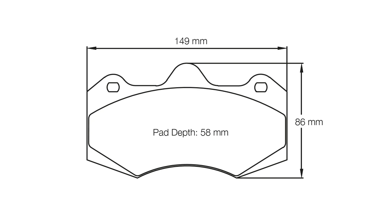 Pagid Race Pad Set 8261 RSL2 AP Cp7040