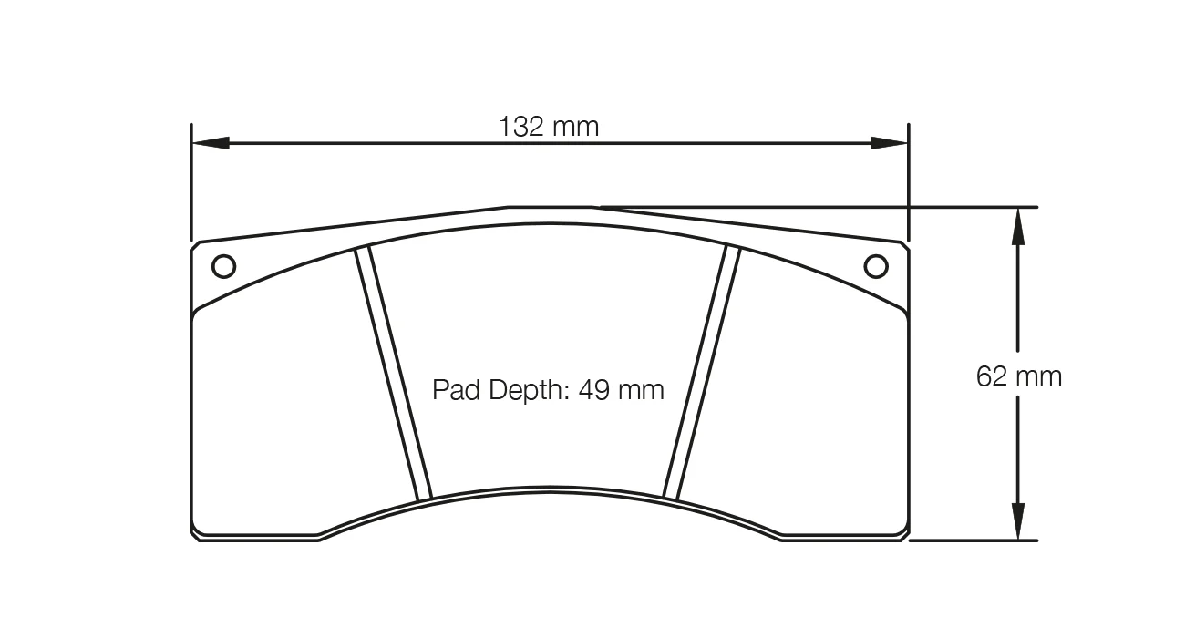 Pagid Race Pad Set 8267 RST1 Alcon B Type (4441)