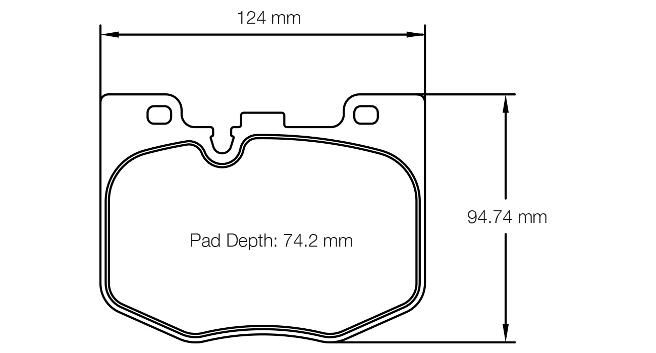 Pagid Race Pad Set 8275 RSL29 BMW 3 Series (G20, G21) 4 Series (G22, G23, G82), Toy Gr Supra
