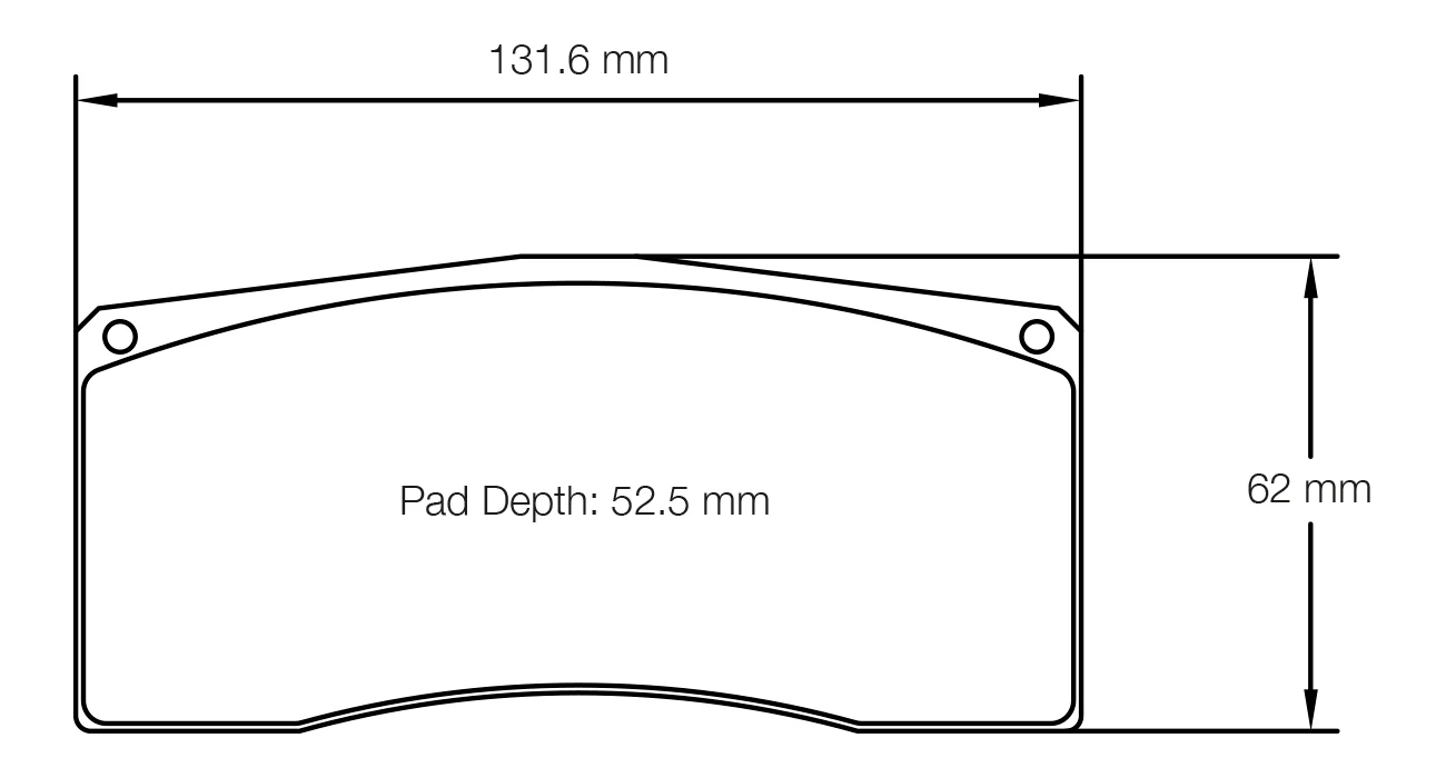 Pagid Race Pad Set 8287 RSL19 Porsche 992 GT3 Cup