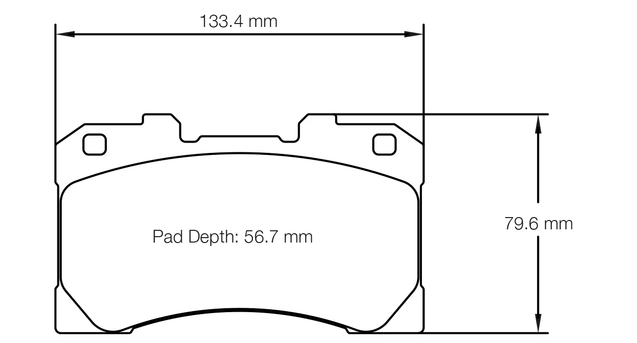 Pagid Race Pad Set 8299 RST3 Toyota Yaris Gr Cup Front