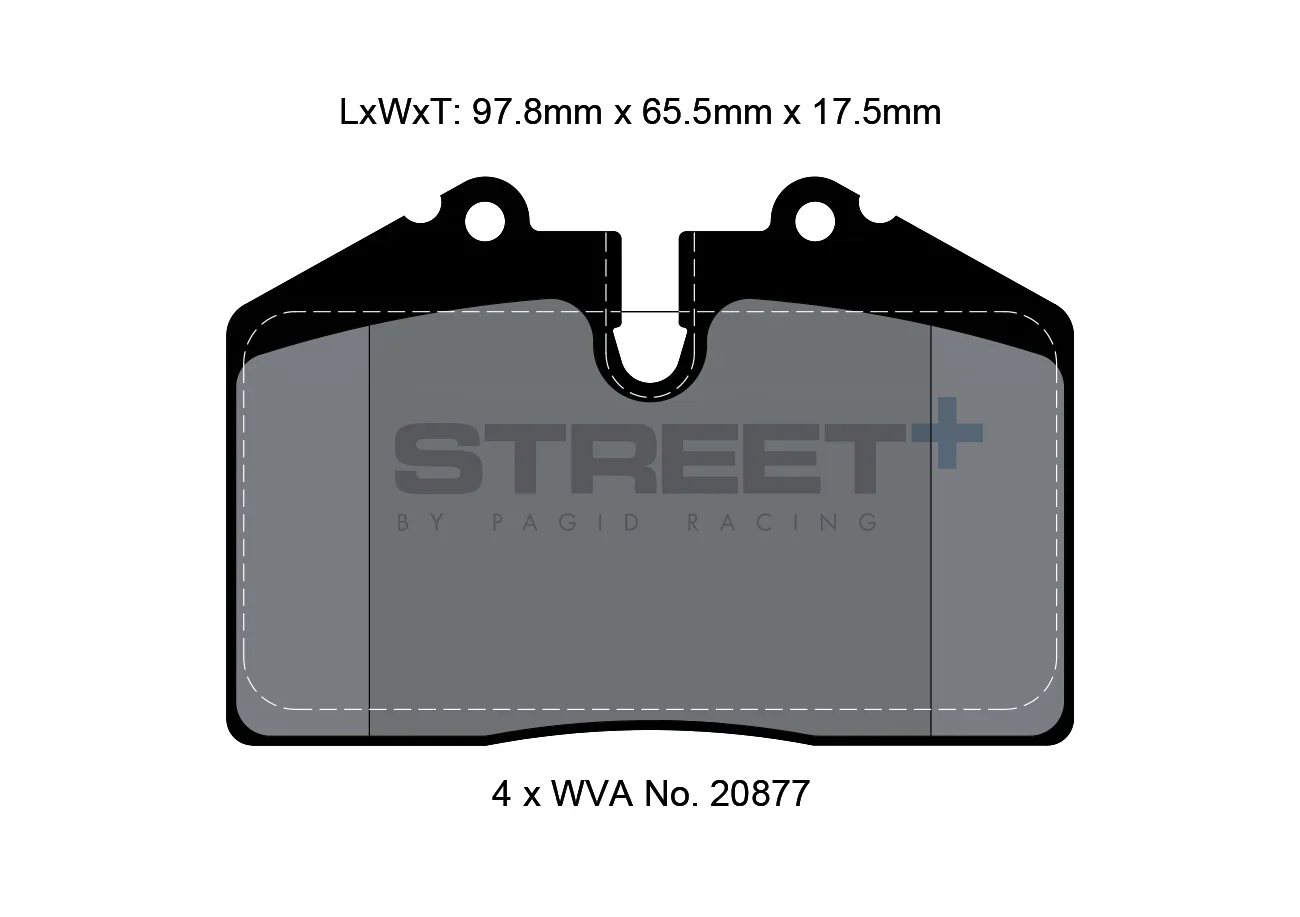 Pagid Street+ Brake Pads 8002