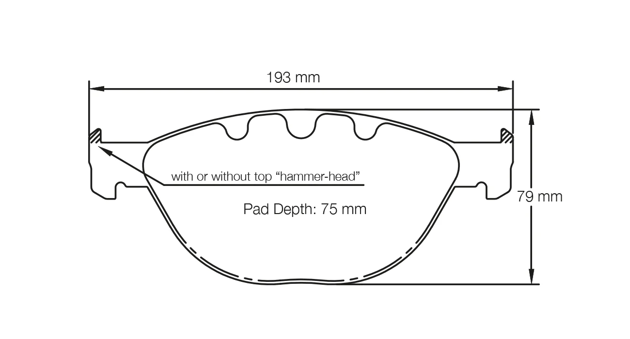 Pagid Street+ Brake Pads 8019