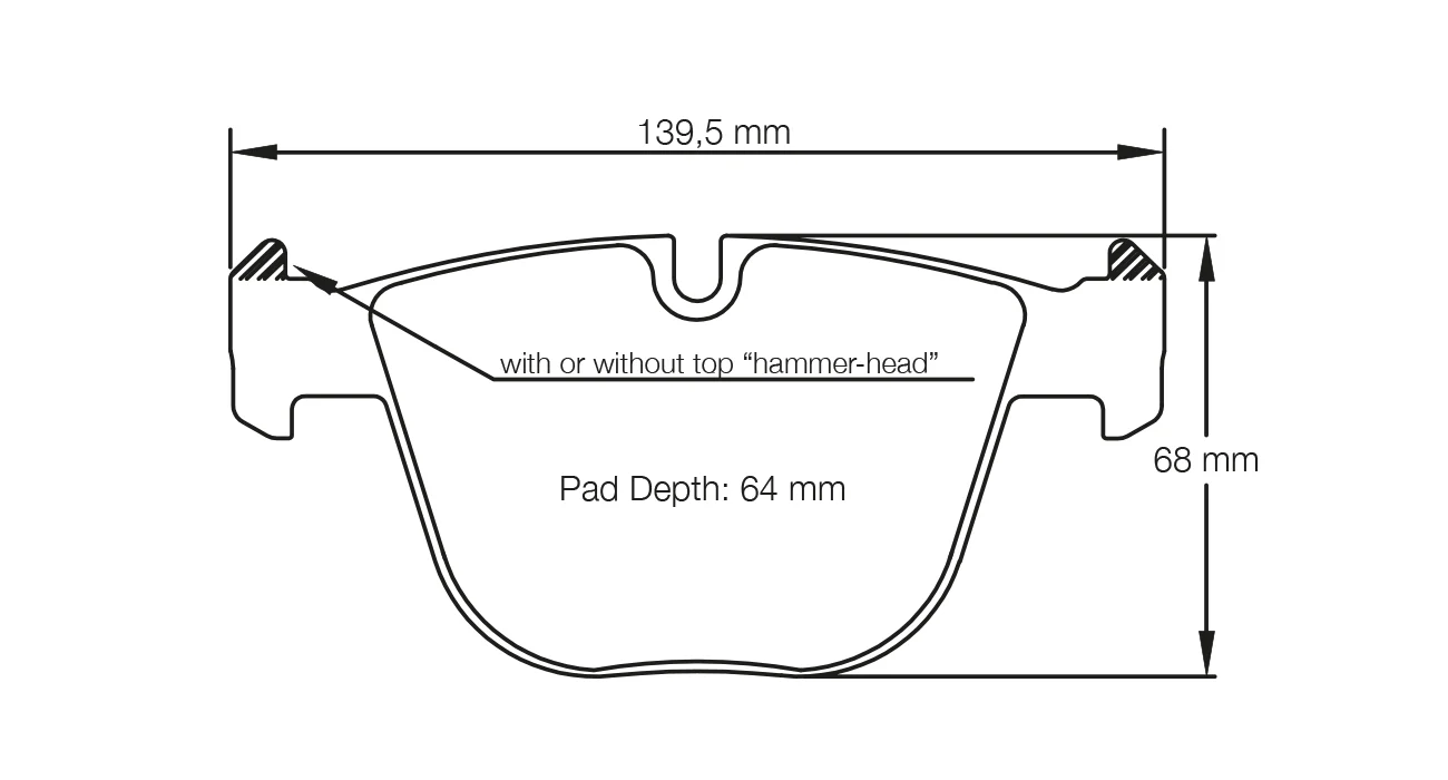 Pagid Street+ Brake Pads 8021