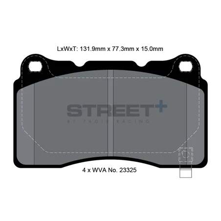 Pagid Street+ Brake Pads 8026