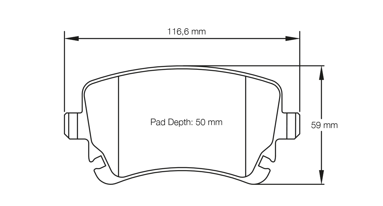 Pagid Street+ Brake Pads 8039