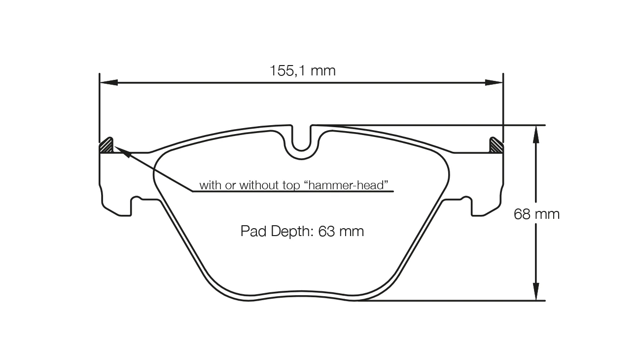 Pagid Street+ Brake Pads 8053
