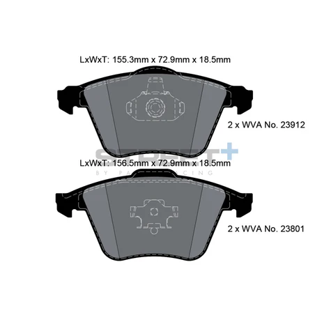 Pagid Street+ Brake Pads 8180